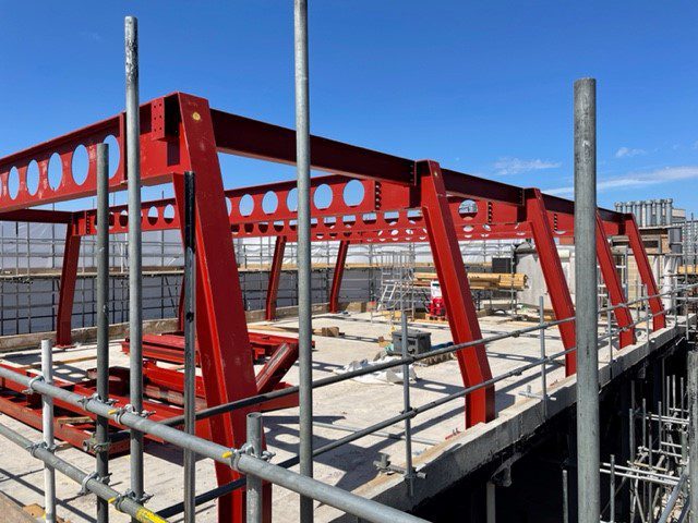 Golden Square steelwork