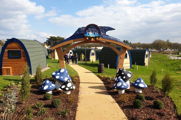 Alton Towers Star gazing pods