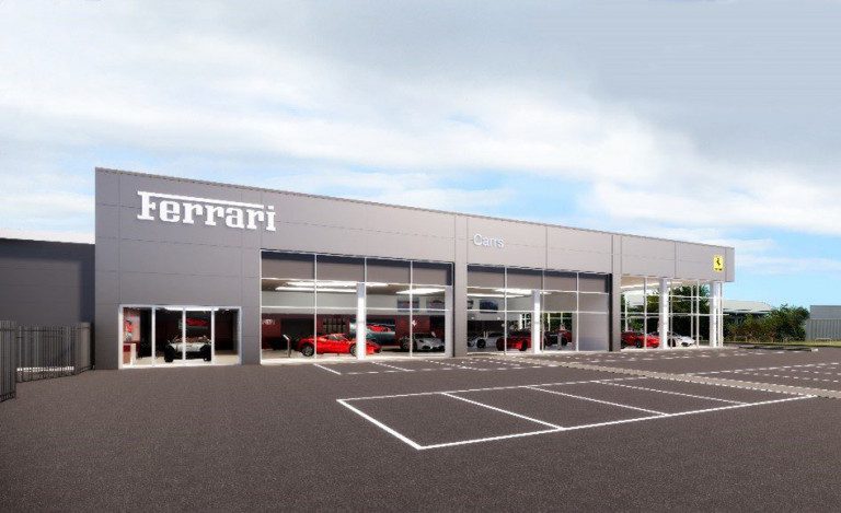 Ferrari Dealership Exeter CGI