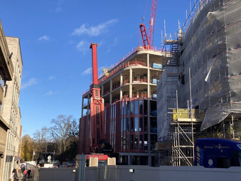 Kings Quarter Gloucester under construction