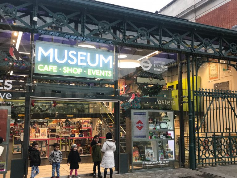 London Transport Museum Frontage