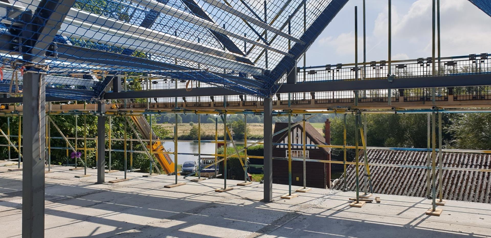 Read more about the article Great progress at Shiplake College Boathouse
