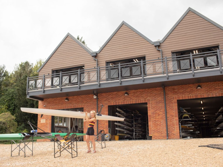 Shiplake finished boathouse
