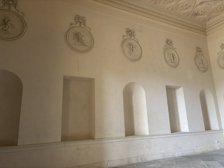 The Temple of Concord and Victory inside